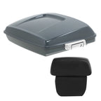 Razor Trunk Backrest Pad for Harley Touring Road Glide (2014–2025) Gunship Gray