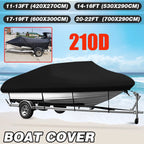 Heavy Duty Waterproof Boat Cover for V-Hull Runabouts (2011–2022)