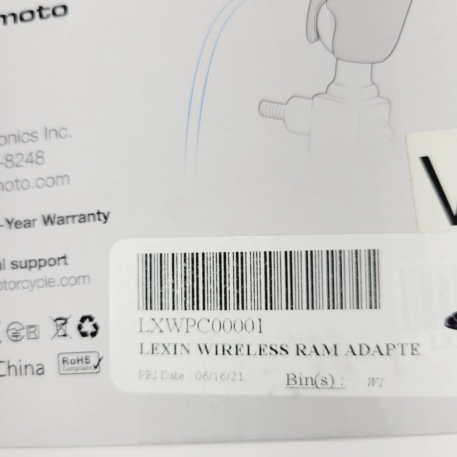 Wireless Charger for Ram Mounting Grip (2010–2023)
