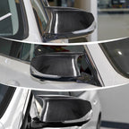 Carbon Fiber M3 Style Side Mirror Cover Caps for Infiniti Q50 (2014–2018)