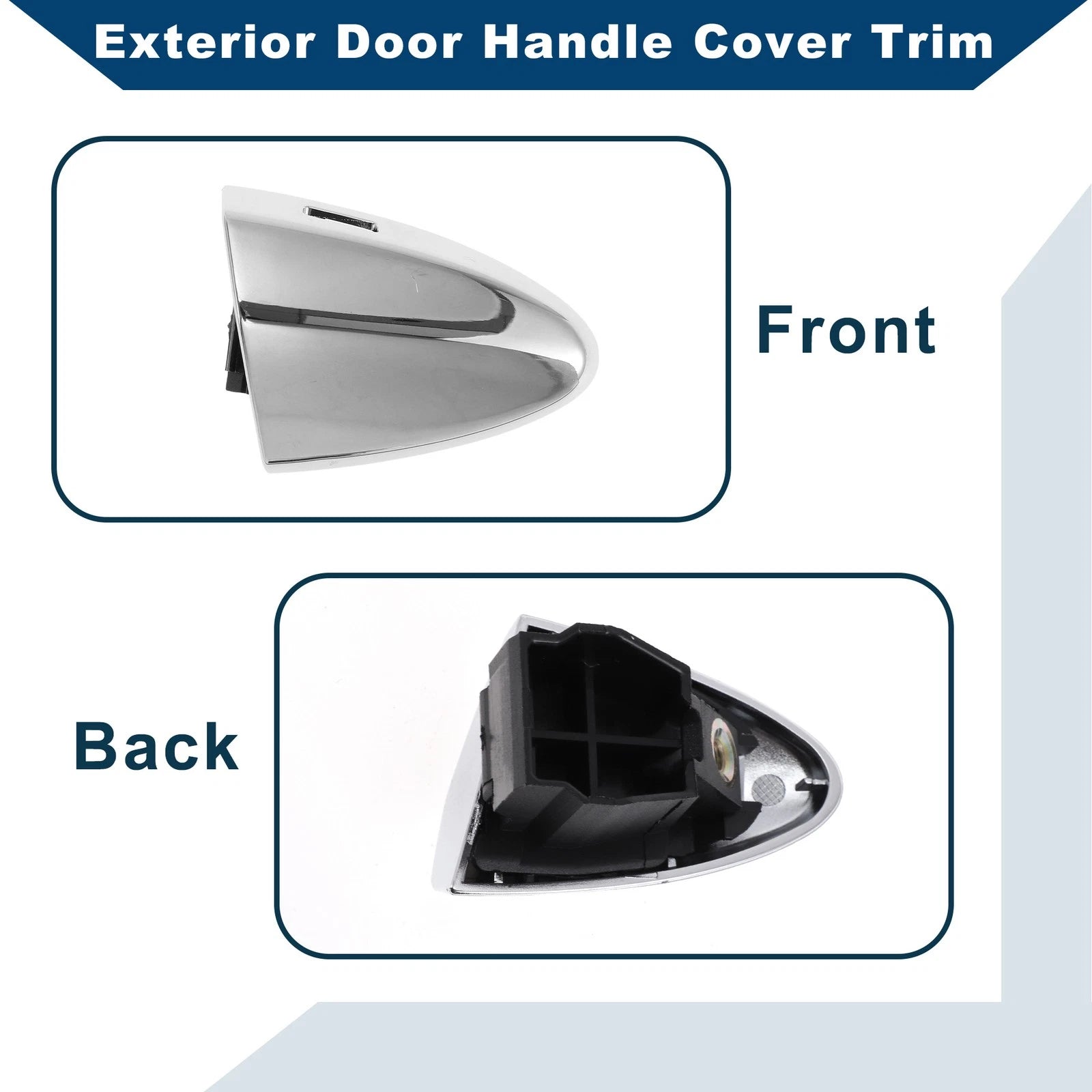 Chrome Exterior Door Handle Cover Trim for Lexus LS460 (2008–2015)