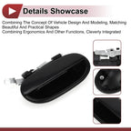 Exterior Door Handle for Hyundai Accent Rear Right Black ABS
