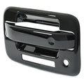 Set of 4 Black Door Handle Covers w/ Key Pad & Tailgate Handle for Ford F150 (2004–2014)