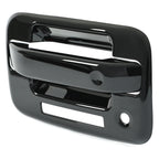 Set of 4 Black Door Handle Covers w/ Key Pad & Tailgate Handle for Ford F150 (2004–2014)