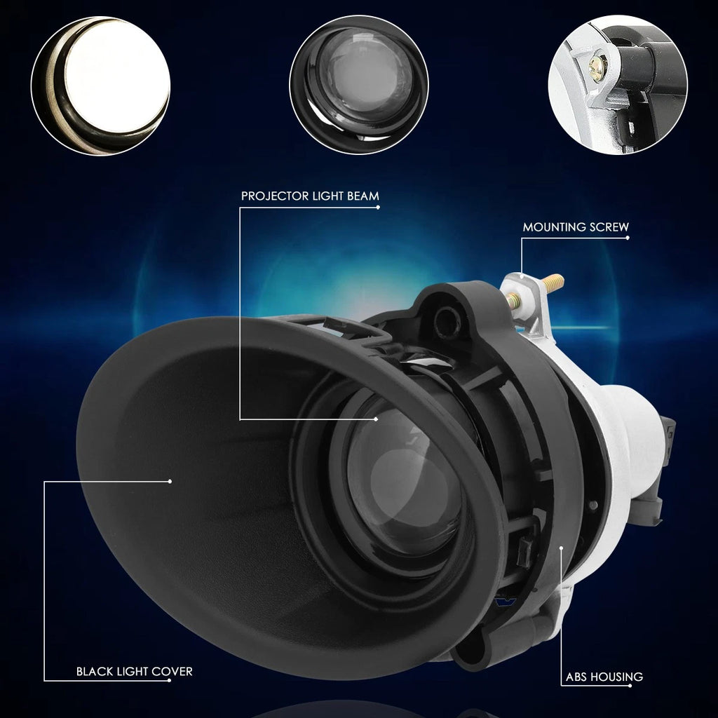 Driver Side Projector Headlight for Toyota Highlander (2014–2016) Chrome