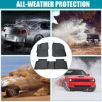 Set of 4 TPE Rubber Floor Mats for Toyota Corolla Hybrid (2020–2024)