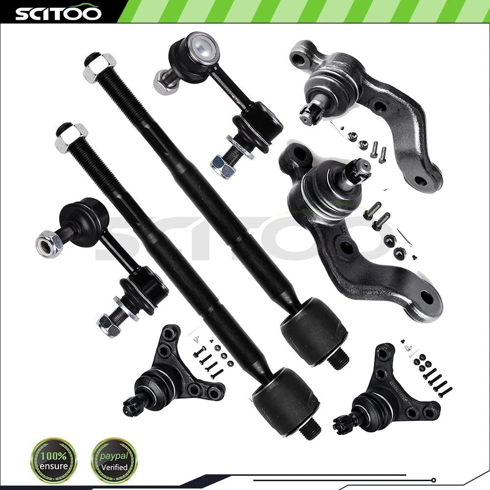 Front Upper Tie Rod End Ball Joint Suspension Kit for Toyota Tacoma (2001–2003)