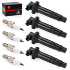 4x Ignition Coils for Yamaha YZF-R6/R6S (1999-2002)