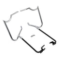 Hard Saddlebag Bracket Guard Bar for Harley Touring Glide (2014–2024) Chrome