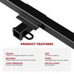 Trailer Hitch Receiver for Chevy Astro GMC Safari (1985-2005)