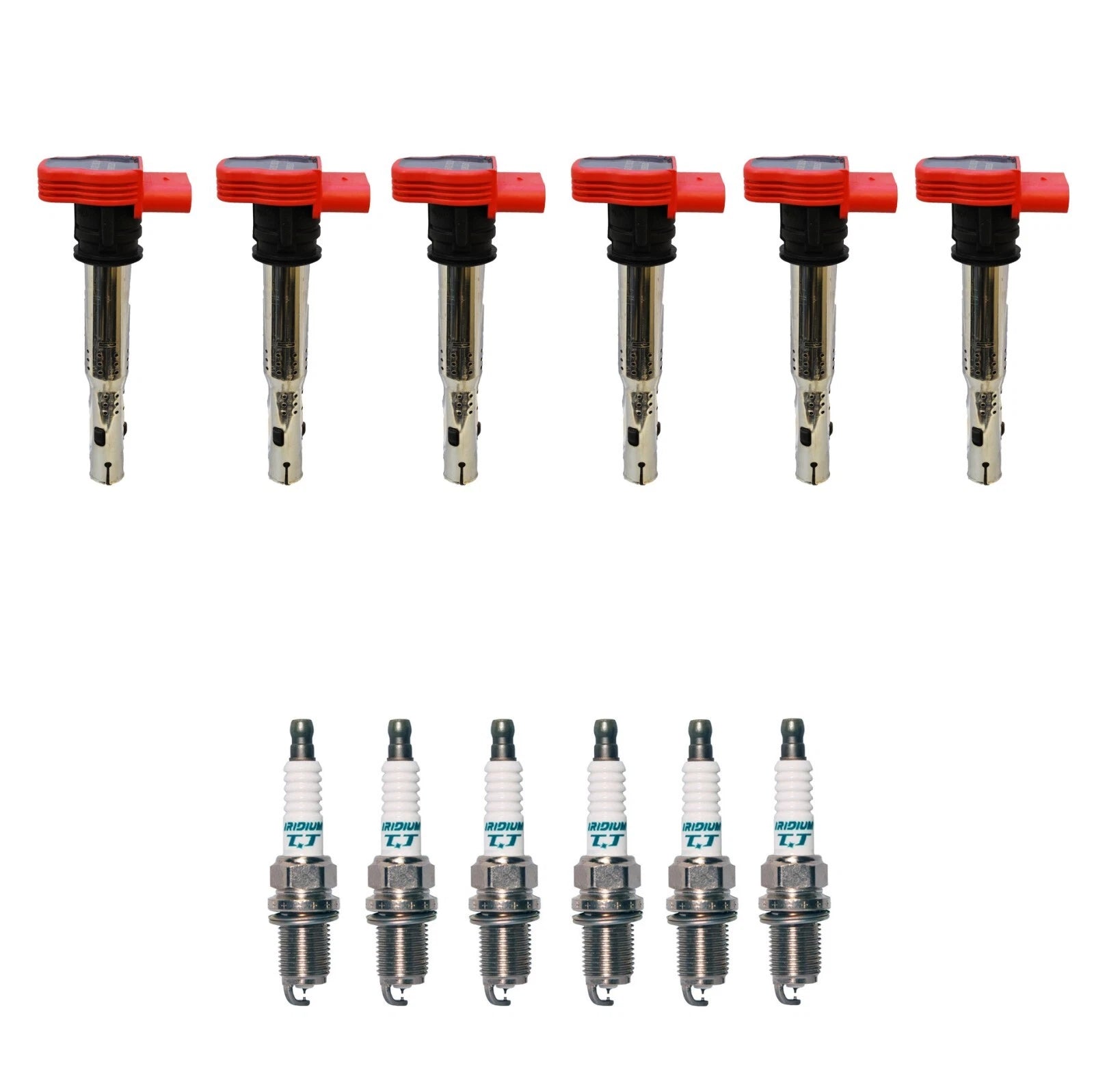 Denso Ignition Coil Kit (Iridium TT) for (6 Pieces) (Gap 0.040)
