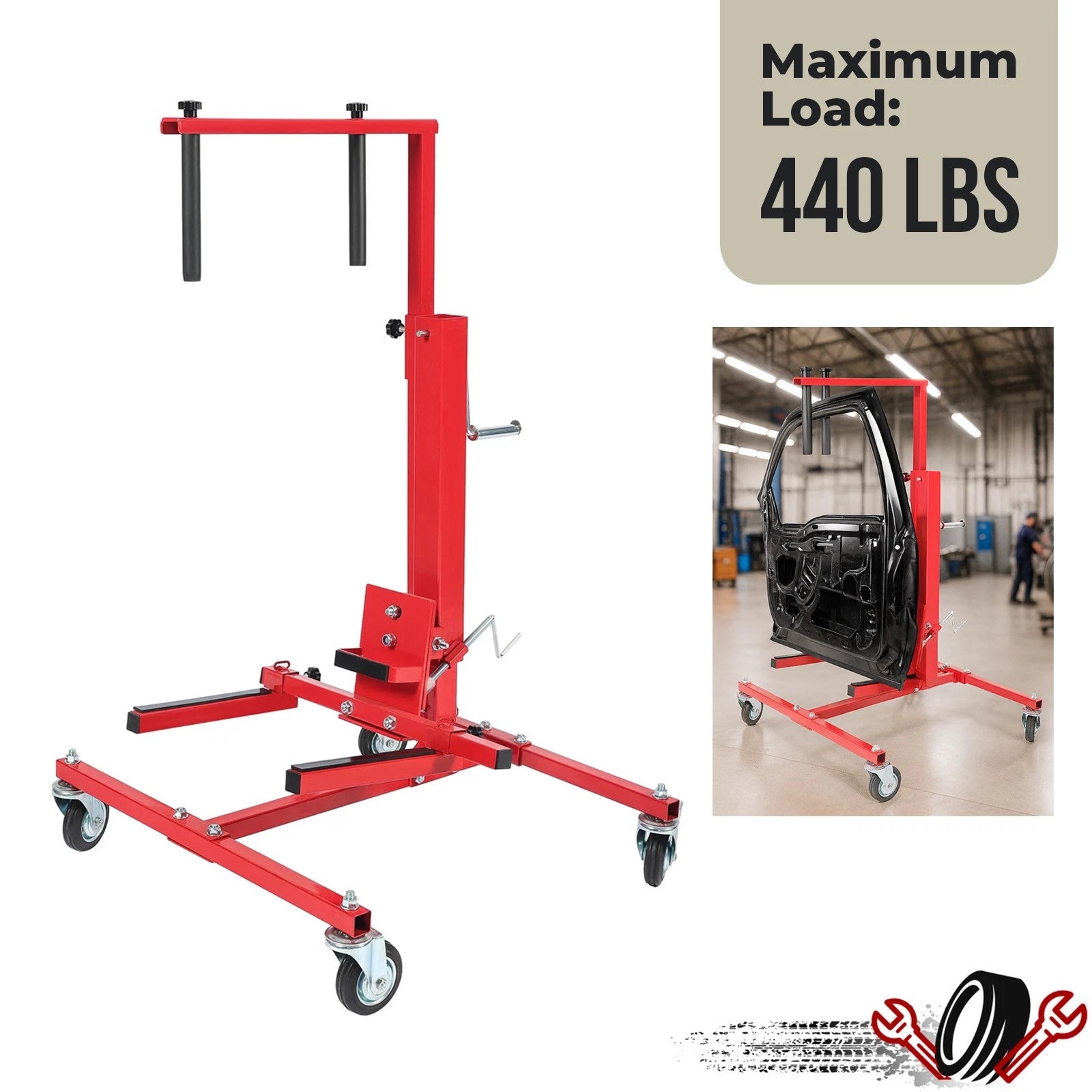 Car Door Installer and Remover for Auto Body Shop Tools