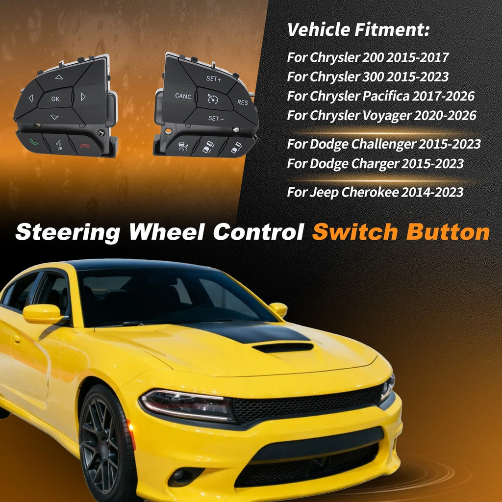 Cruise Audio Control Switch for Dodge Challenger Charger (2015–2023)