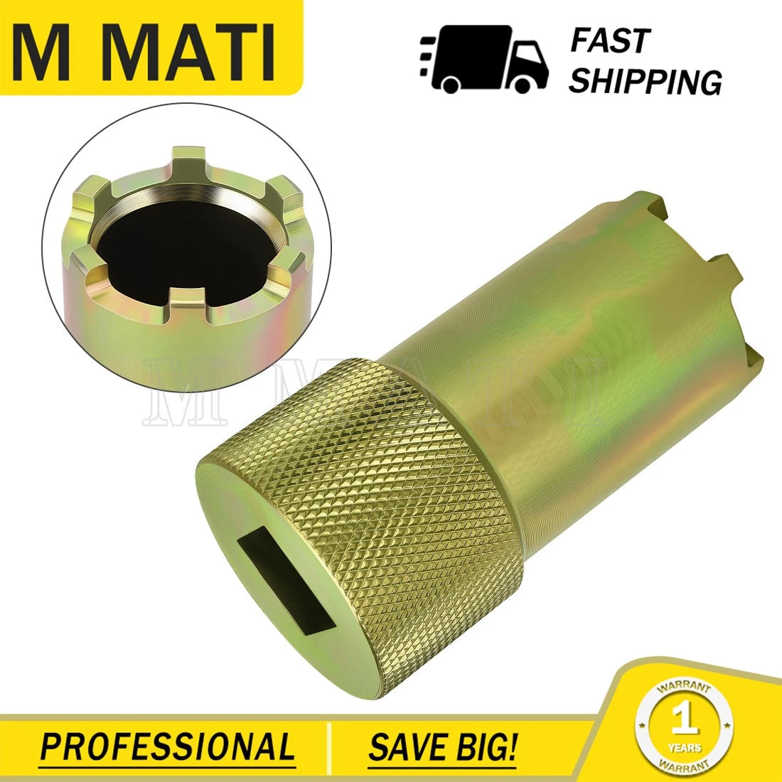 Clutch Spider Nut Socket Tool for Polaris RZR XP 900 1000 Turbo (2011–2020)