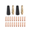 24 Pcs Nozzle Tip Kit KP1939-1 for MB 14AK Flux Core Welder