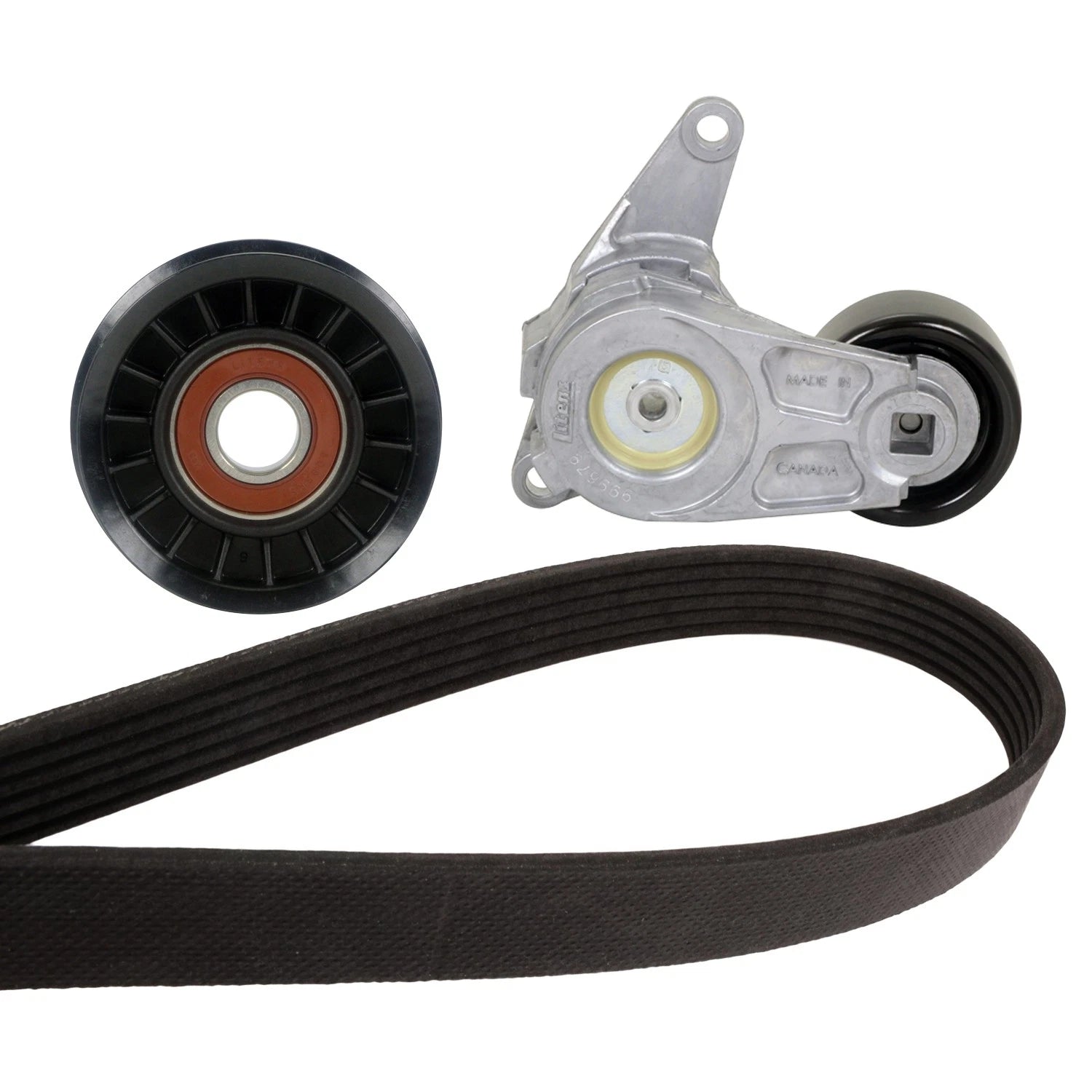 Drive Belt Idler Pulley Tensioner Kit for Acadia Equinox Vue (2007–2017)