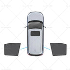 2X Magnetic Mesh Sunshades for Kia Carnival YP Series (2020–2023)