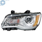 Headlight Assembly for Chrysler 300 (2011-2014) Chrome Halogen LH Side