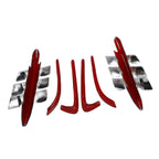 Chrome Fairing Shark Gills for Honda GL1800 (2001–2011)