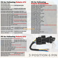 3 Position Ignition Key Switch for Polaris RZR 800 900 1000 Ranger Sportsman
