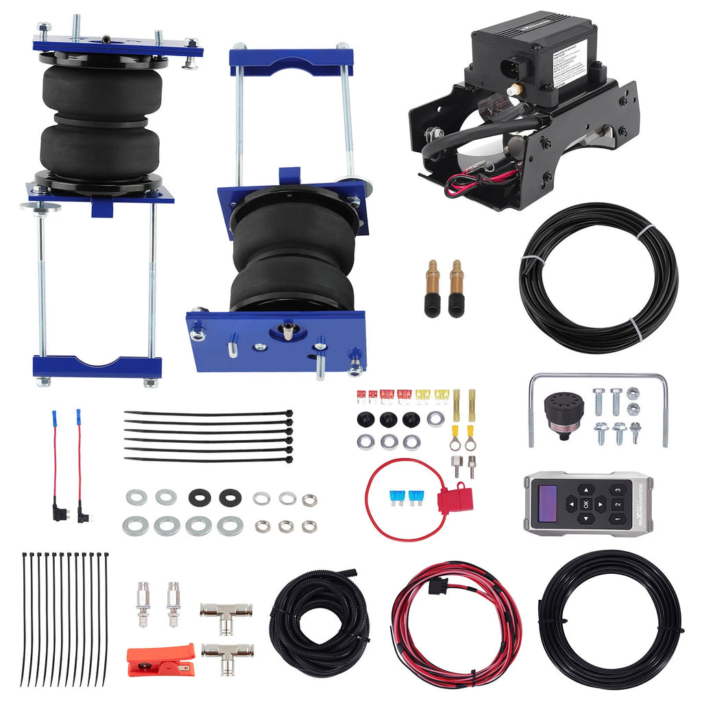 Air Suspension Springs + Wireless Compressor Kit for Dodge Ram 2500 (2014–2023)