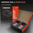 2X Ignition Coils & 8X Iridium Spark Plugs for Ford F-150 F-250 (1997–1999)