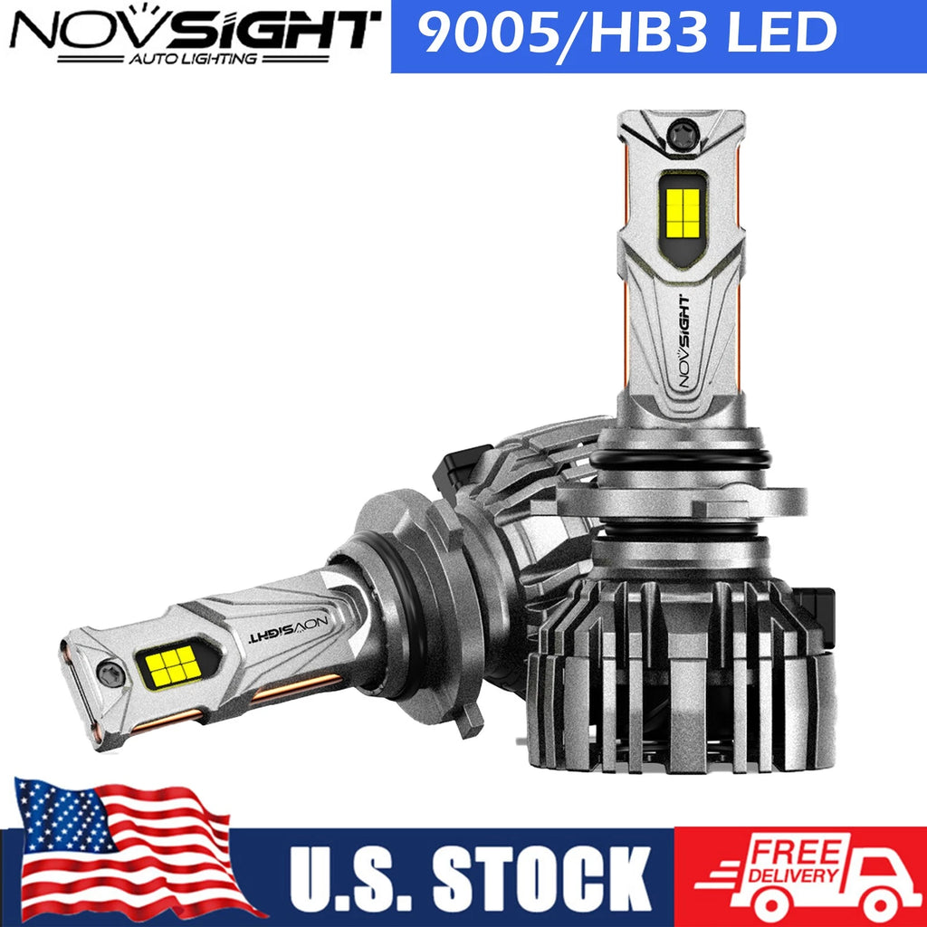 2X 9005 HB3 LED Headlight Bulbs Kit for 6500K