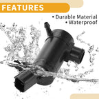 Windshield Washer Pump w/ Grommet for Mitsubishi L200 (2006–2015)