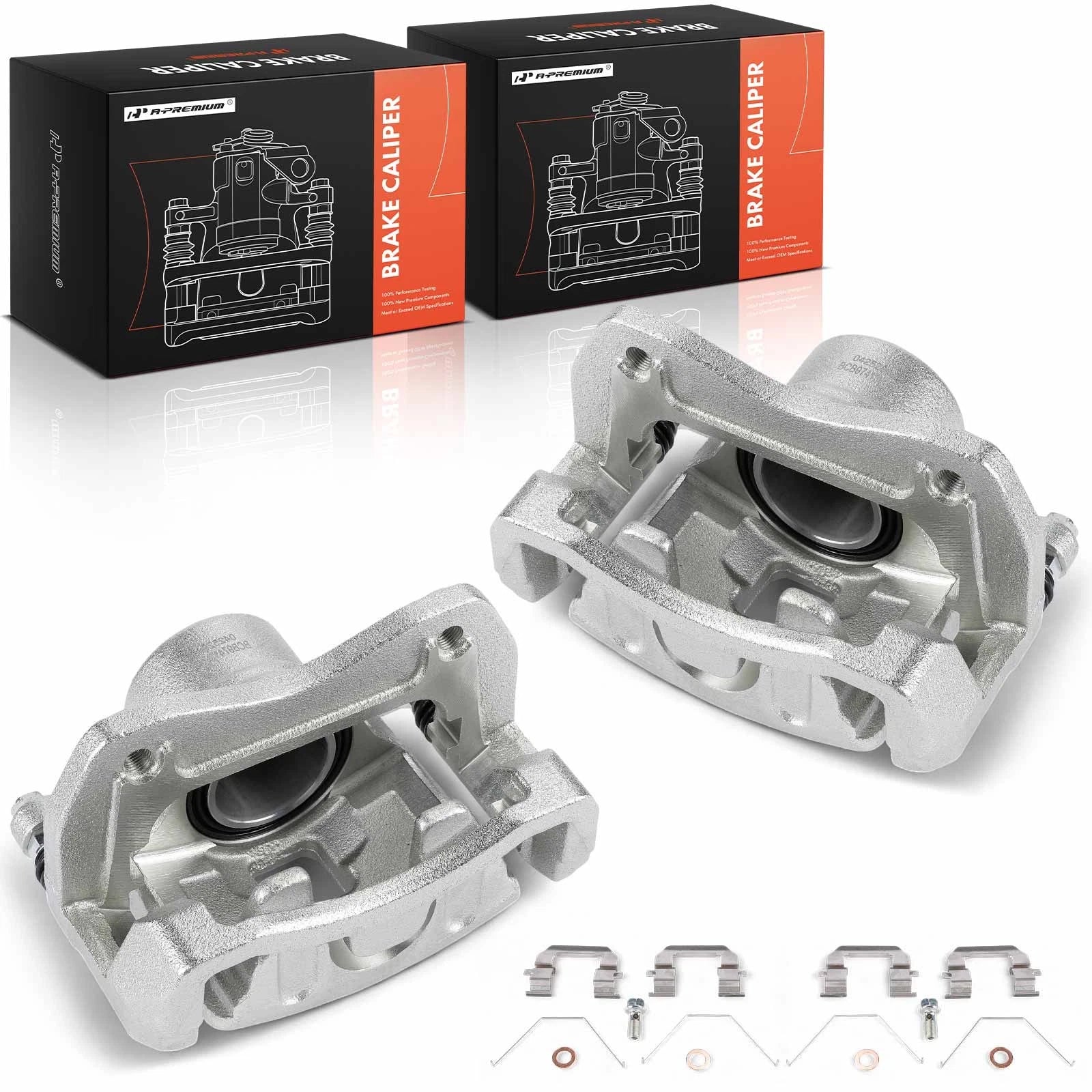 2x Brake Caliper with Bracket Front for Kia Sportage Hyundai Tucson (2017–2022)