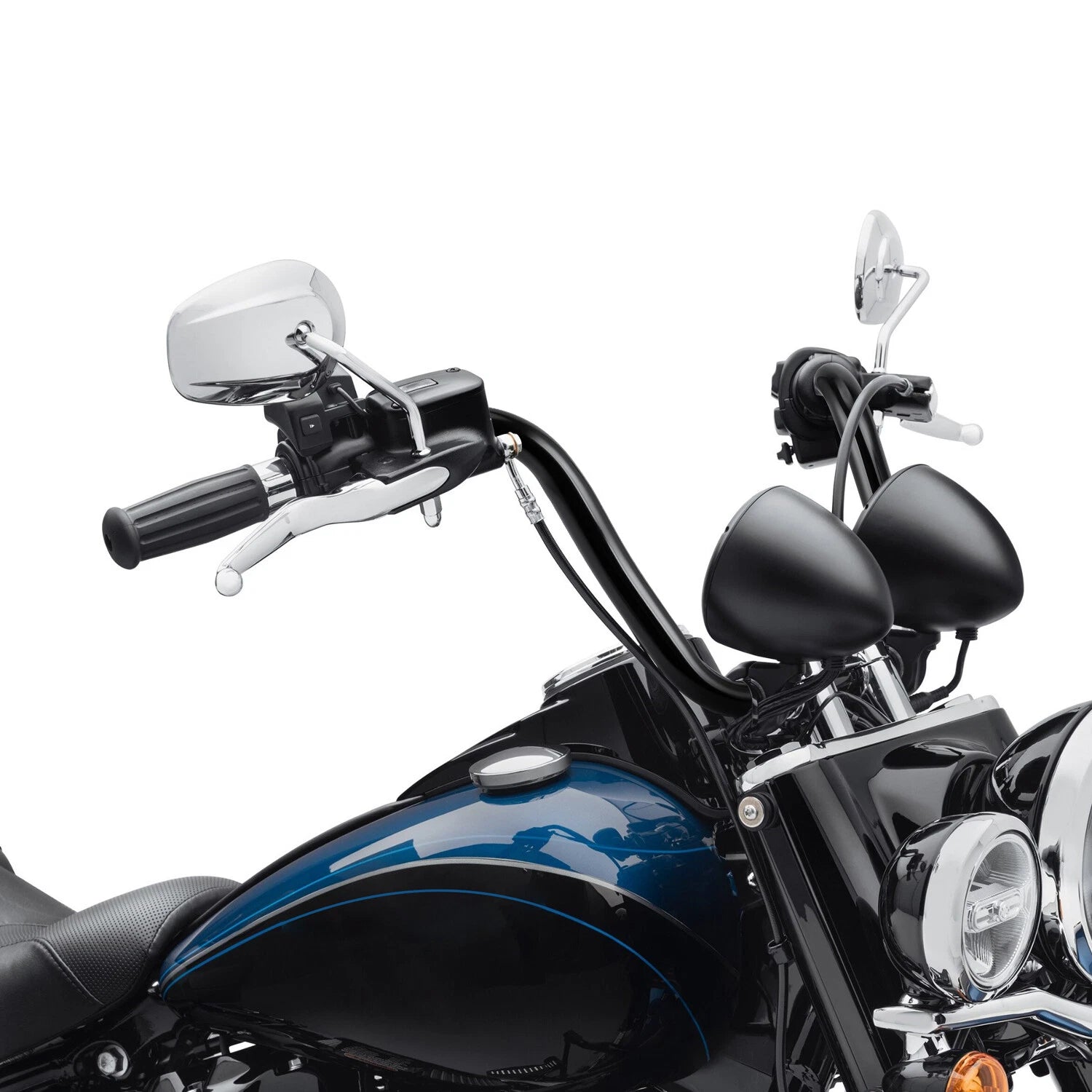 12" Ape Hanger 1 1/4" Handlebar for Harley Softail FLST FXST Electra Glide