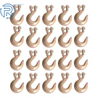 20PCS Clevis Grab Hooks for Wrecker Tow Chain Flatbed Truck Trailer