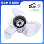 Stainless Steel Propeller 13 1/4x17 for Suzuki Outboard DF 50-140 HP (N/A)