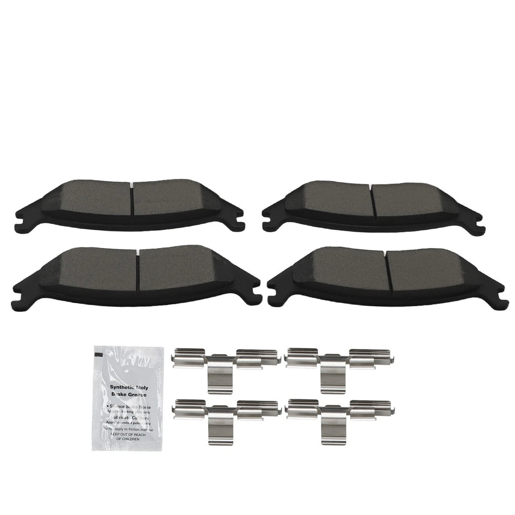 Rear Ceramic Brake Pads Kit for Chrysler Aspen (2007–2009) / Dodge Ram 1500 (2005–2010)