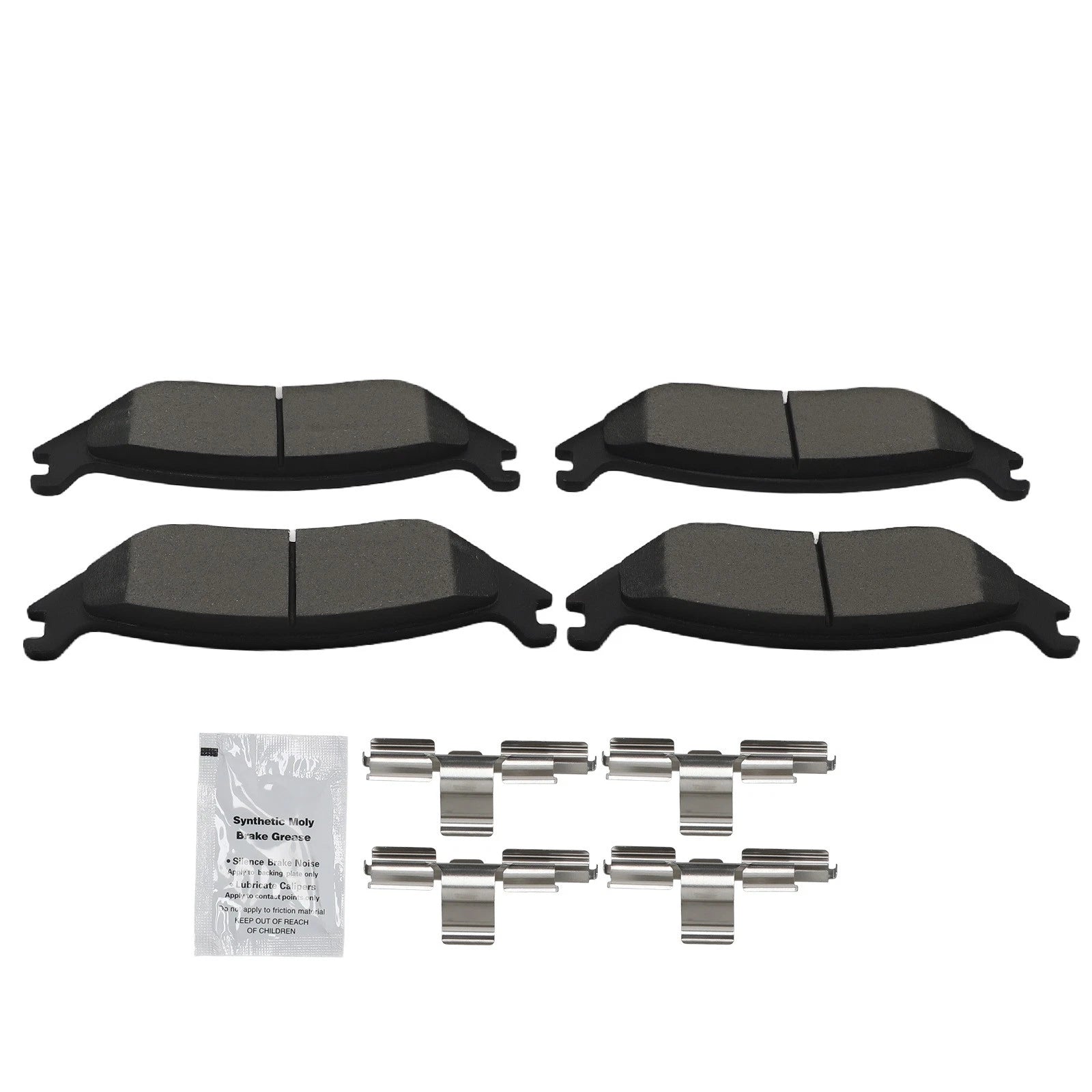 Rear Ceramic Brake Pads Kit for Chrysler Aspen (2007–2009) / Dodge Ram 1500 (2005–2010)