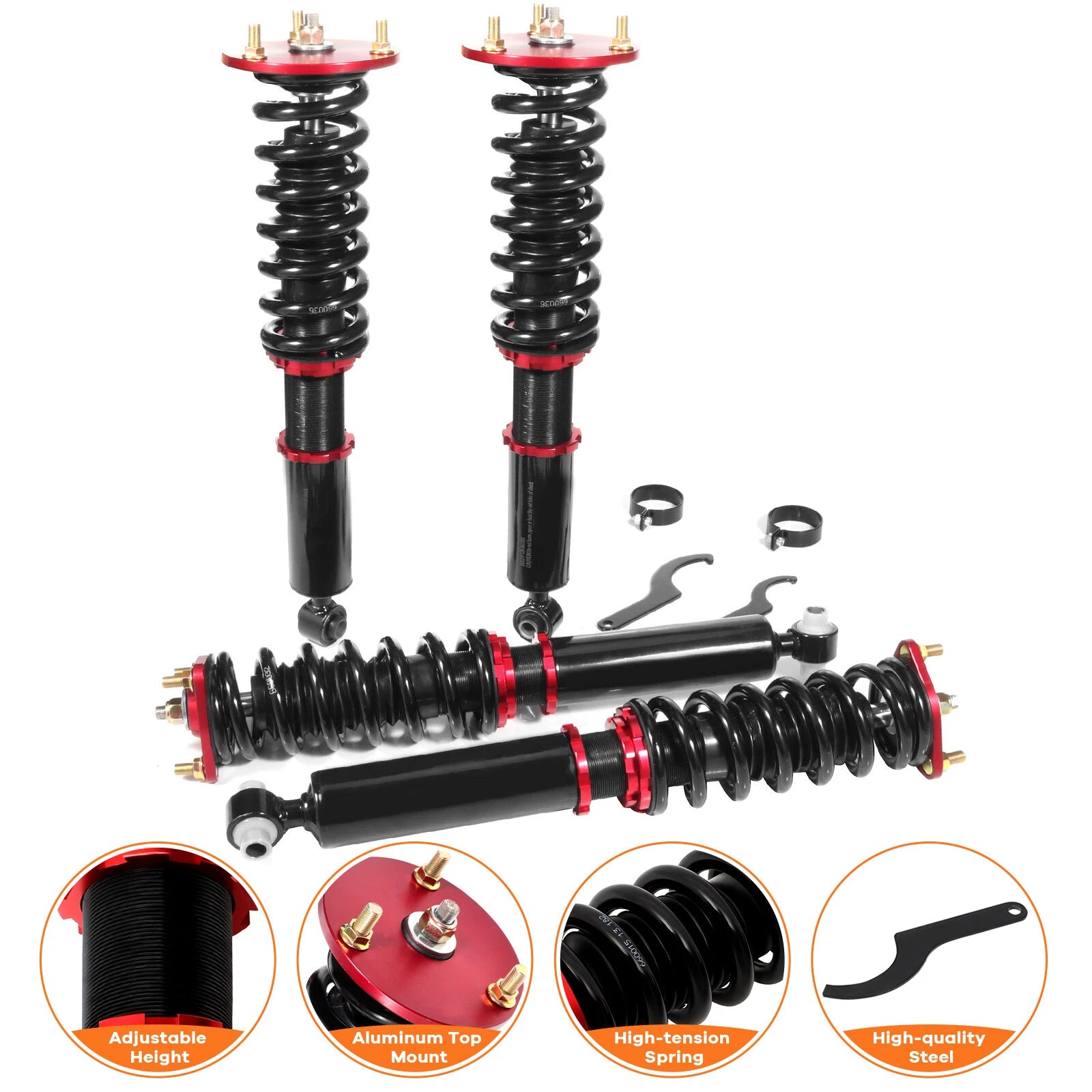 Coilover Adjustable Height Shock Absorber Set for IS350 IS250 (2006–2013)