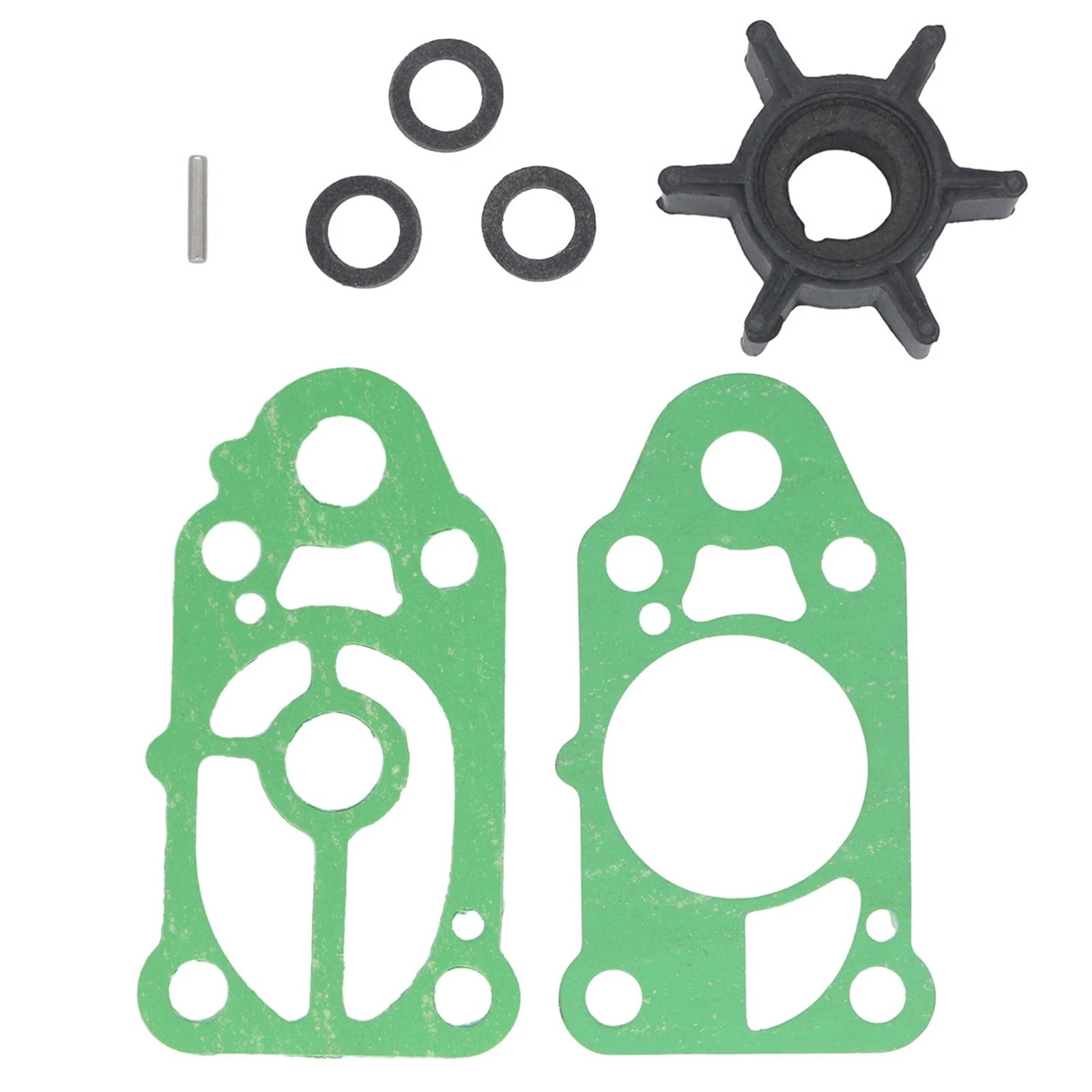 Outboard Water Pump Impeller & Gasket Set for Mercury Mariner 2-S (161543, 161603)