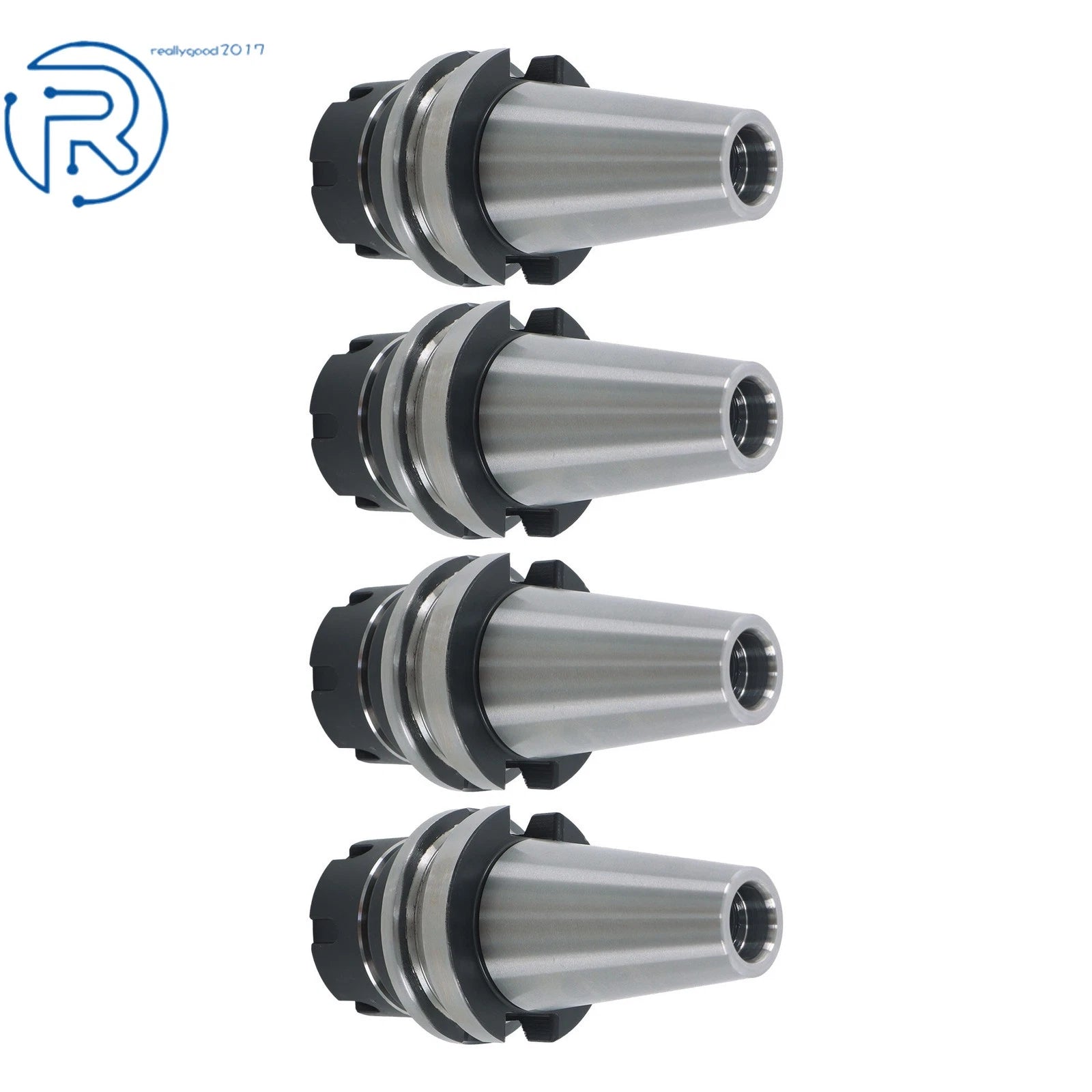 Set of 4 BT40-ER32 Collet Chucks for Precision Tool Holders (2.75" GAGE)