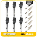 Set of 6 Ignition Coils and 6 Spark Plugs for Porsche Cayenne