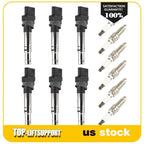 Set of 6 Ignition Coils and 6 Spark Plugs for Porsche Cayenne