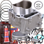 Top End Kit Cylinder Piston Gasket for Arctic Cat 400 DVX (2004–2008)