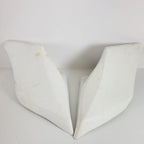 Set of 2 Stretched Extended White Side Covers for Harley Touring (2014–2022)