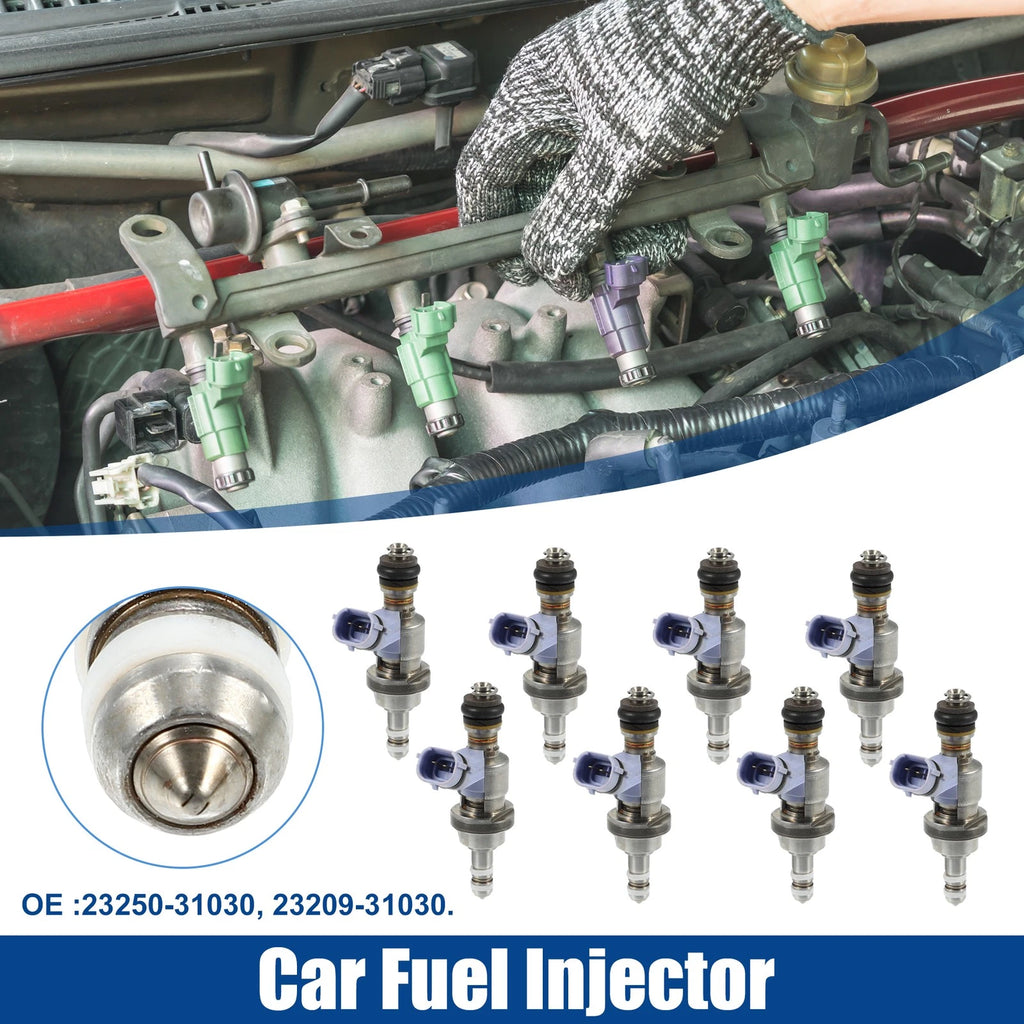 8pcs Fuel Injector Nozzle 23209-31030 for Lexus LS600H (2008–2016)