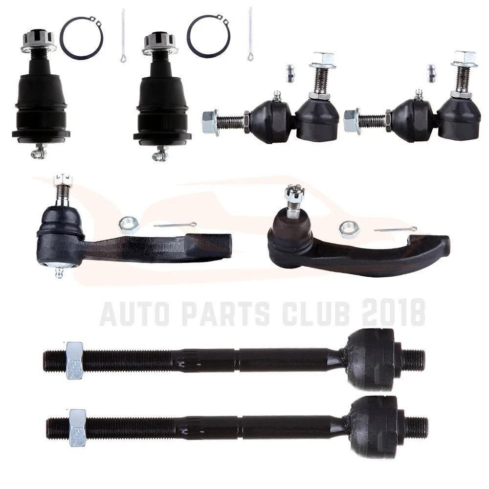 Set of 8 Steering Ball Joints Tie Rods Sway Bar for Chrysler Sebring (1996–2006)