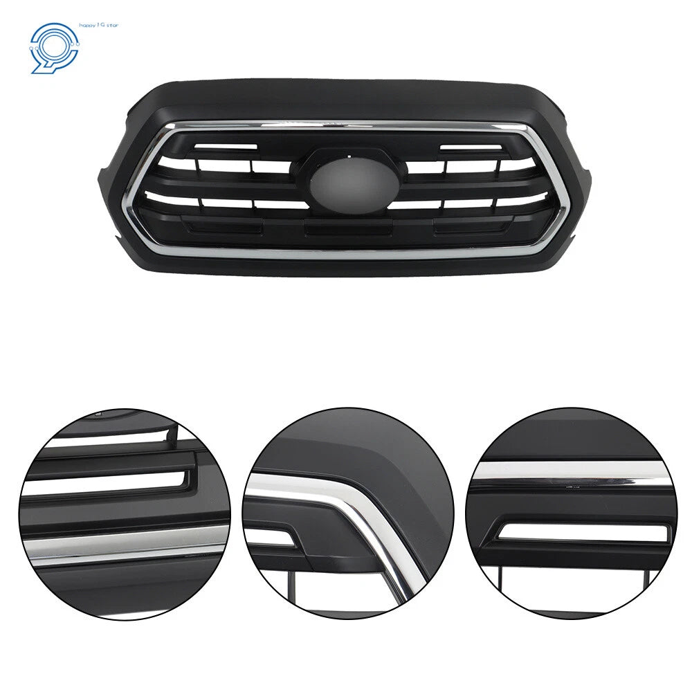 Upper Center Grille and Surround Frame for Toyota Tacoma (2016–2021)