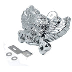 Chrome Skull Head Horn Cover for Harley V-Rod (1992–2020)