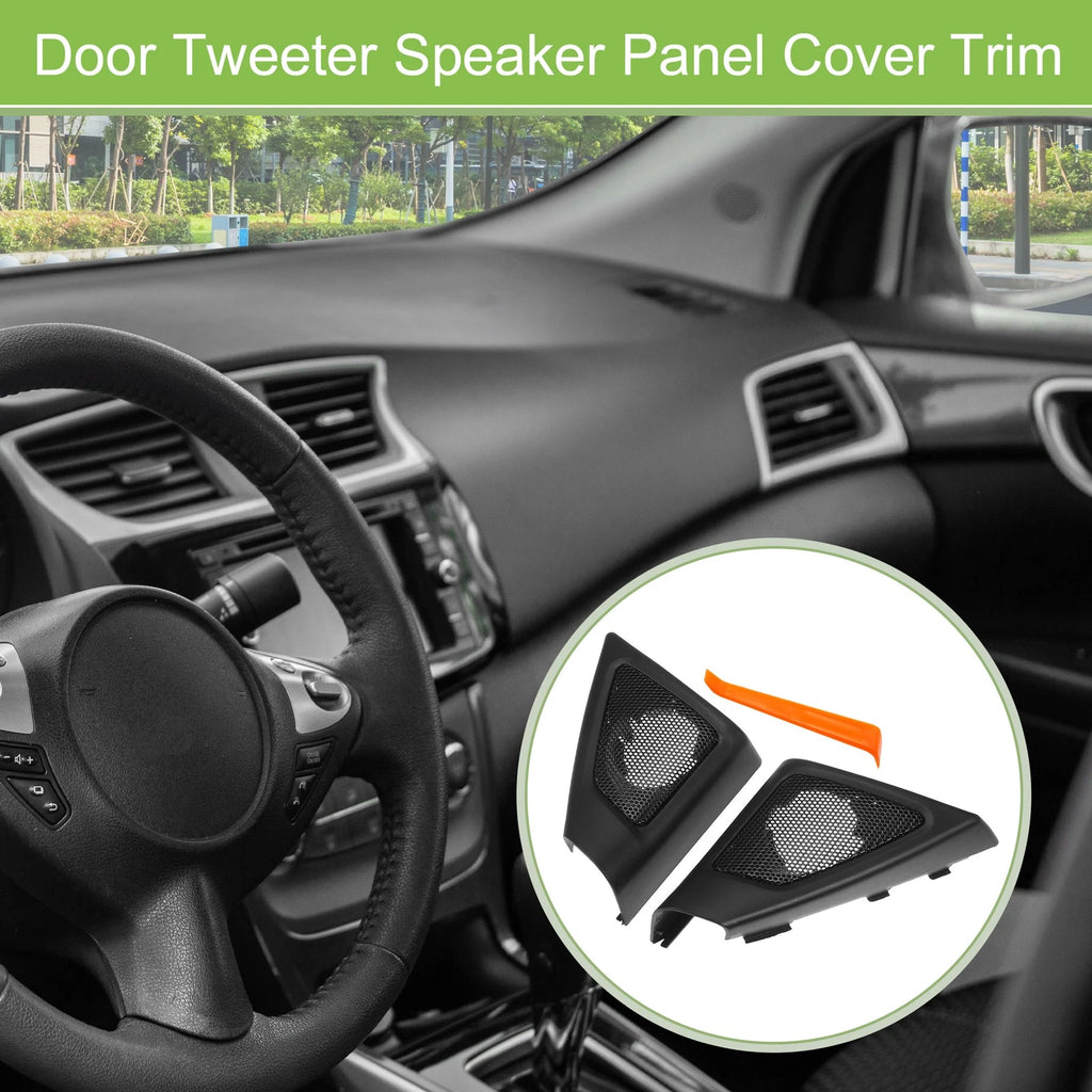 Pair A Pillar Door Tweeter Speaker Cover Trim for BMW 5 Series (2009–2016)