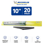 Set of 2 Michelin Rear Wiper Blades for Curved-Fit Vehicles (10")