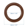 2 x Engine Crankshaft Oil Seals for Lexus CT200h (2012-2017)