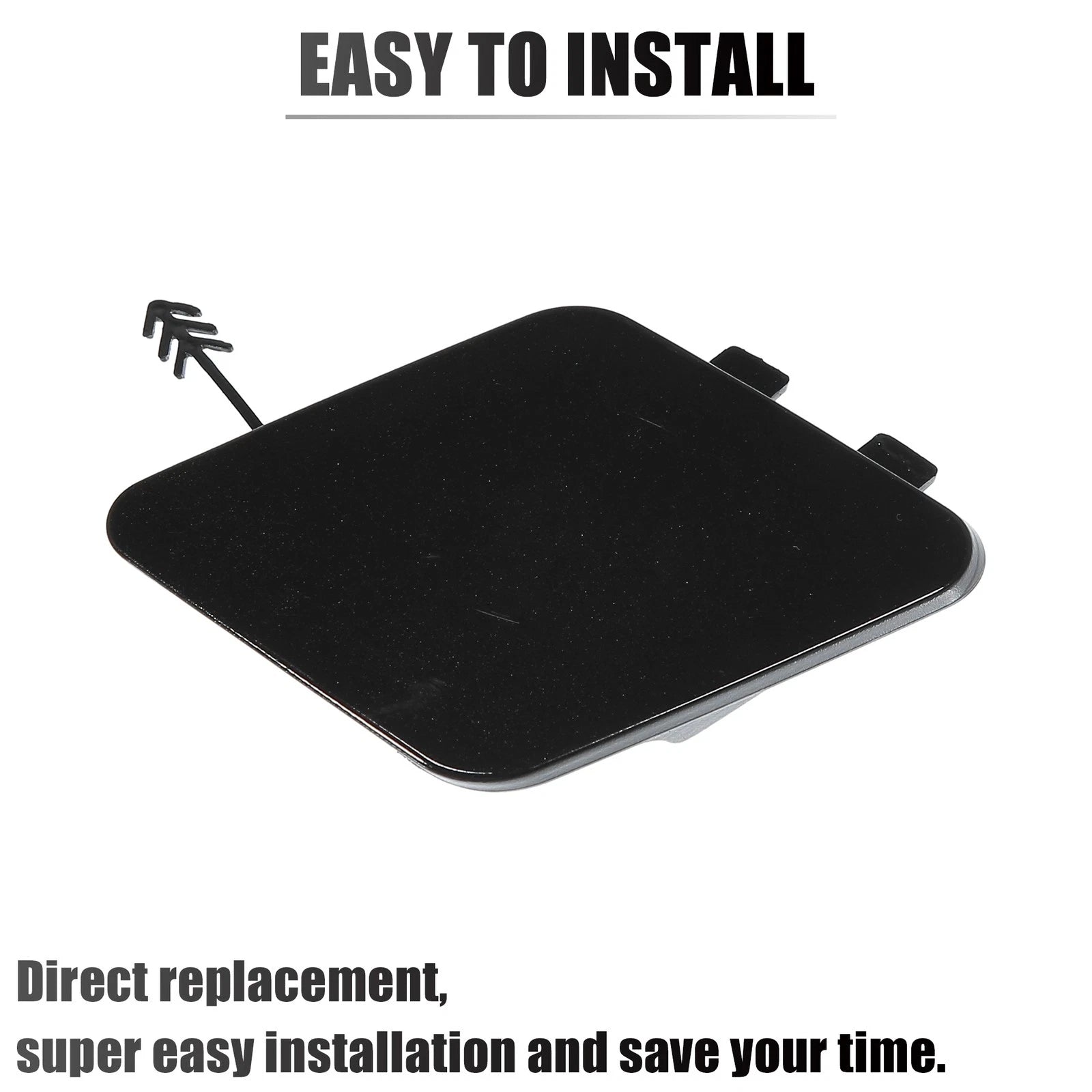 Tow Hook Cover for Audi Q3 (2015–2021) Black