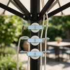 Set of 4 Pulley Brackets for Patio Umbrellas